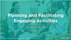 Planning and Facilitating Engaging Activities